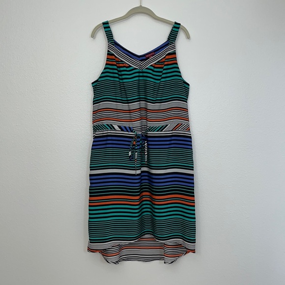 Merona woman’s multicolored striped dress XL - Picture 2 of 12